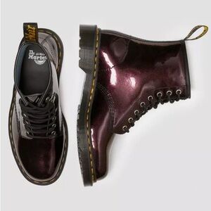 Dr. Martens purple glitter Boots